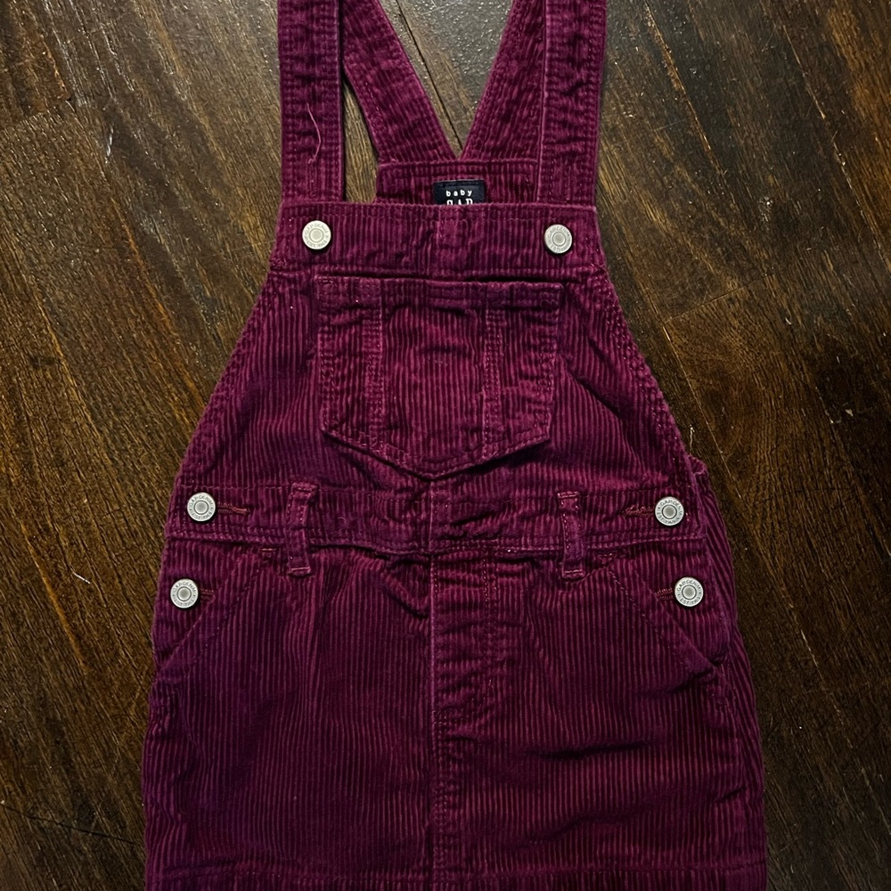 EUC Baby GAP Maroon/ Burgundy Corduroy Skirtall
